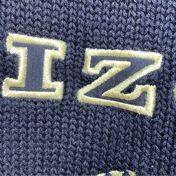 Vintage IZOD Crew Classics Men's Heavy Sweater Embroidered Blue Water Wear XL - Picture 8 of 9